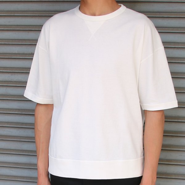 画像16: 【RE PRICE/価格改定】吊り編み天竺ガゼットC/N スウェット ビッグ 5分袖TEE【MADE IN TOKYO】『東京製』  / Upscape Audience