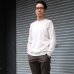 画像7: 【RE PRICE/価格改定】パイルシャギー サドルショルダー C/N L/S ニットソー【MADE IN JAPAN】『日本製』/ Upscape Audience