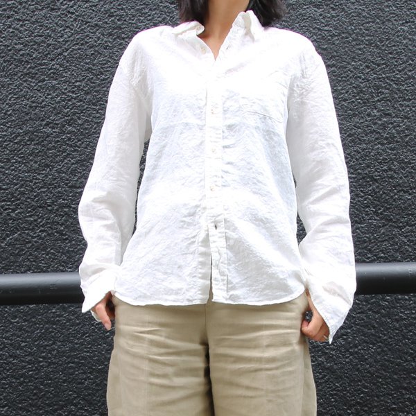 画像6: 【RE PRICE / 価格改定】"Hardmans"リネン ボタンダウン L/S シャツ［Lady's］『日本製』/ Upscape Audience