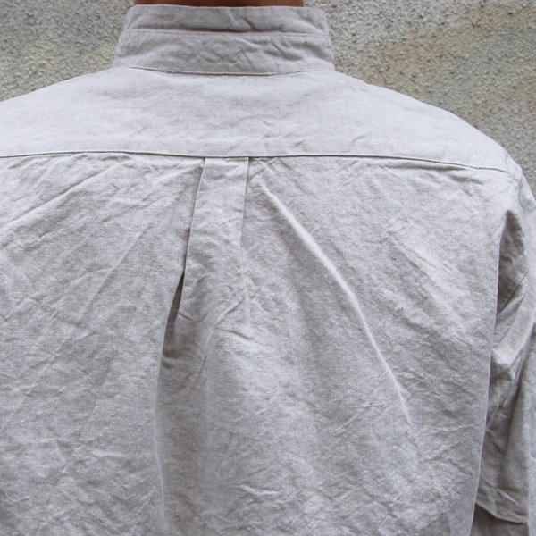 画像9: French Linen（フレンチリネン）綿麻交織ダンガリー ローマシャツコート［Lady's］【MADE IN JAPAN】『日本製』/ Upscape Audience