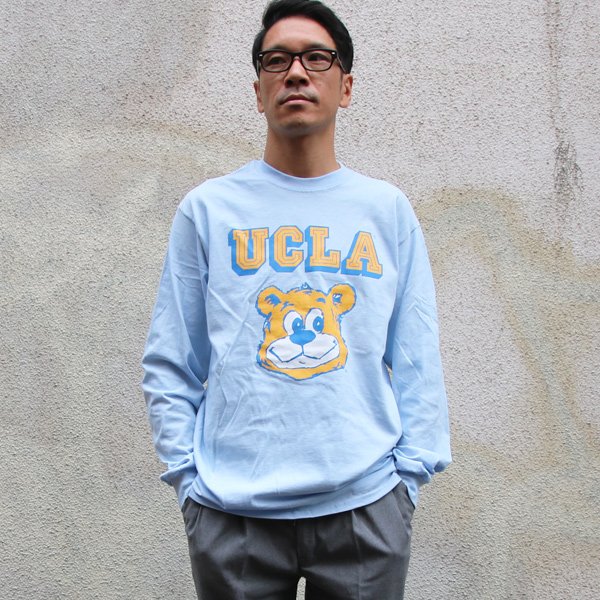 画像7: 【RE PRICE / 価格改定】UCLA"UCLA BERA" 6oz米綿丸胴L/S Tee/ Audience