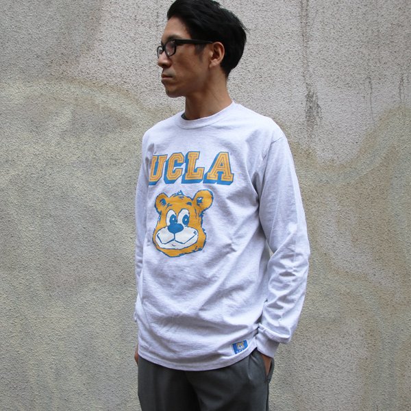 画像10: 【RE PRICE / 価格改定】UCLA"UCLA BERA" 6oz米綿丸胴L/S Tee/ Audience