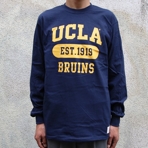 画像10: 【RE PRICE / 価格改定】UCLA"3段カレッジプリント" 6oz米綿丸胴L/S Tee/ Audience