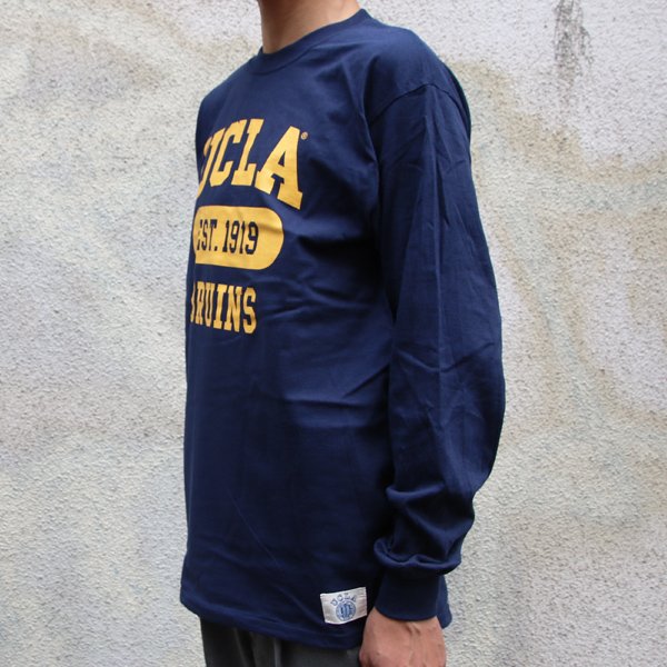 画像11: 【RE PRICE / 価格改定】UCLA"3段カレッジプリント" 6oz米綿丸胴L/S Tee/ Audience