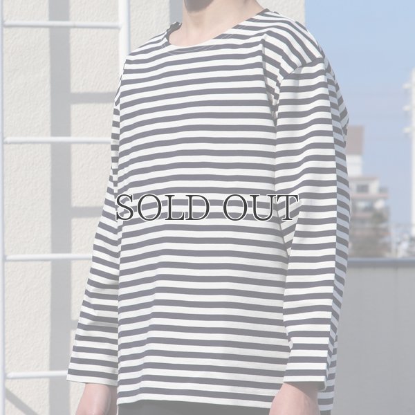 画像16: VORTEX 8オンス(MVS天竺）ロシアンボーダー ボートネック ボクシー Tee【MADE IN JAPAN】『日本製』/ Upscape Audience