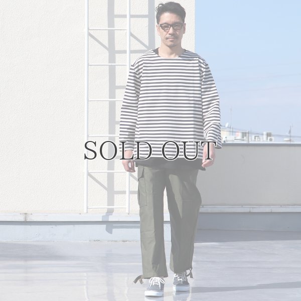 画像13: VORTEX 8オンス(MVS天竺）ロシアンボーダー ボートネック ボクシー Tee【MADE IN JAPAN】『日本製』/ Upscape Audience