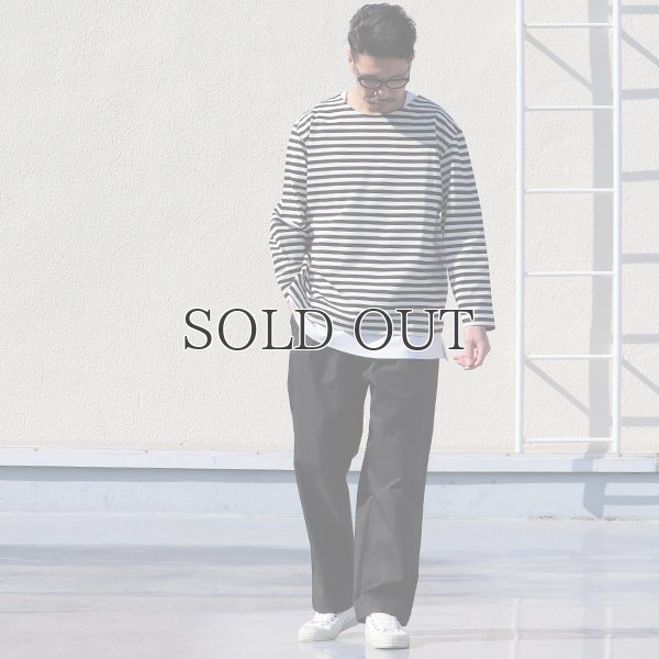 画像8: VORTEX 8オンス(MVS天竺）ロシアンボーダー ボートネック ボクシー Tee【MADE IN JAPAN】『日本製』/ Upscape Audience