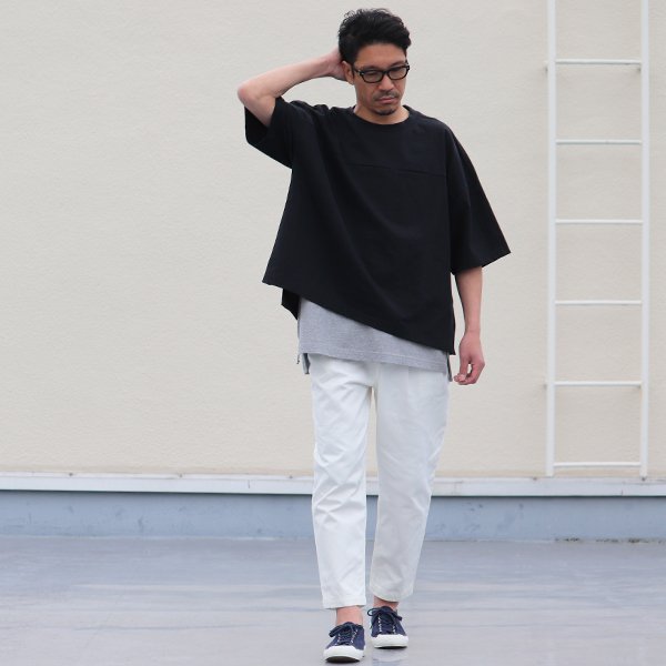 画像20: VORTEX 8オンス(MVS天竺)シームポケット ライン切り替え ハーフスリーブ ボクシーTee【MADE IN JAPAN】『日本製』/ Upscape Audience