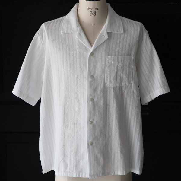 画像16: レノクロス（からみ織）オープンカラー ハーフスリーブシャツ【MADE IN JAPAN】『日本製』/ Upscape Audience