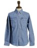 画像2: "BOY'S DENIM WESTERN SHIRT"ボーイズサイズ長袖デニムウェスタンシャツ(BW1251B, BW1271B) / Wrangler (2)