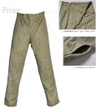 More photos1: デッドストック FRENCH.ARMY ツイル素材60sチノパンツ 【RE-STOCK】 / デッドストック