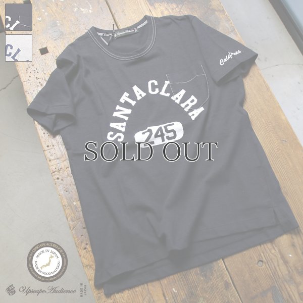 画像1: ラフィー天竺"SANTACLARA"クルーネックポケット付きカットソー[Lady's]【MADE IN JAPAN】 / Upscape Audience