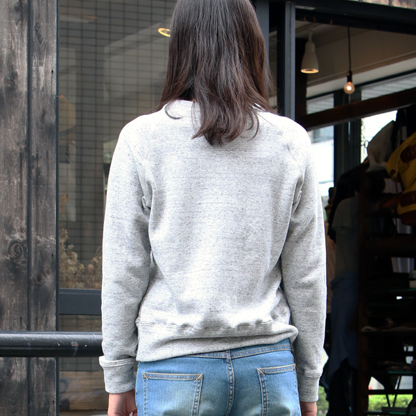 【RE PRICE/価格改定】エアー裏毛8901プリントクルーネック長袖スウェット [Lady's]【MADE IN JAPAN】『日本製