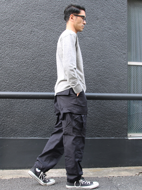 TROUSERS BLACK”BDUリップストップカーゴパンツ / デッドストック