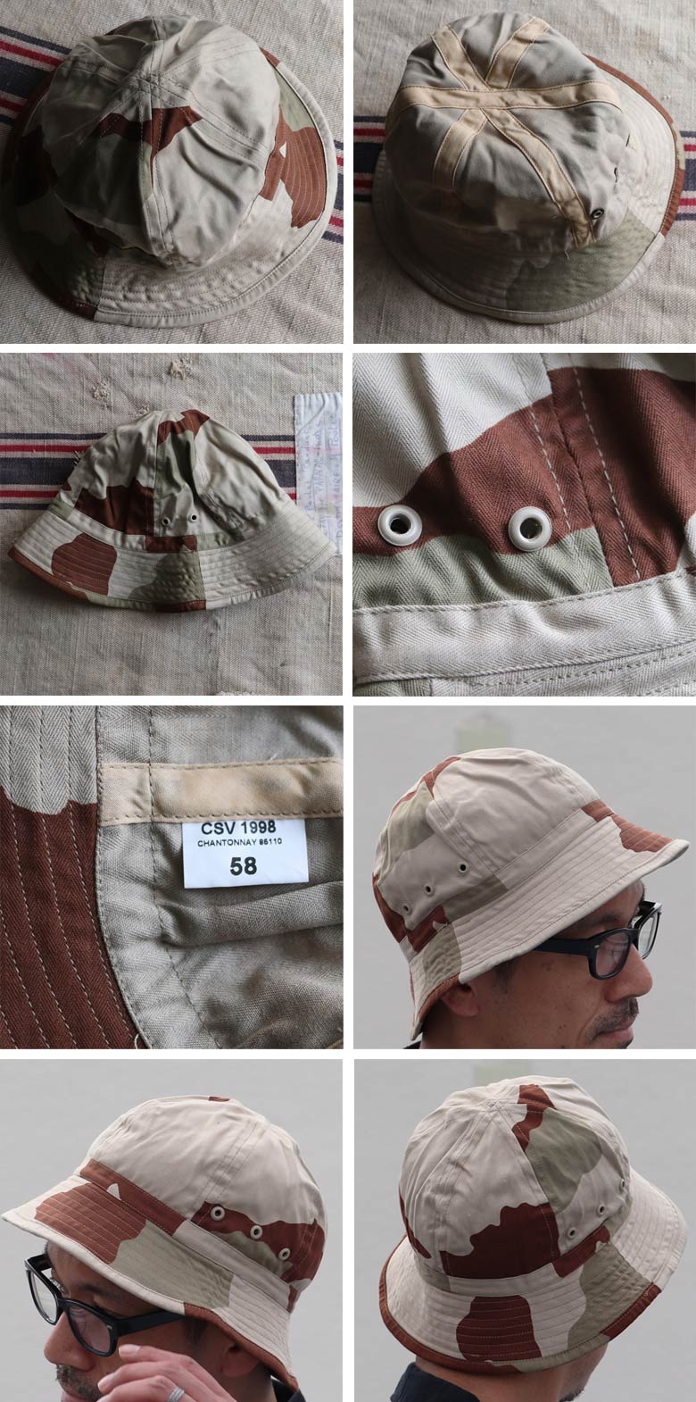 DEAD STOCK / FRENCH ARMY BUSH HATフランス軍 ブッシュハット