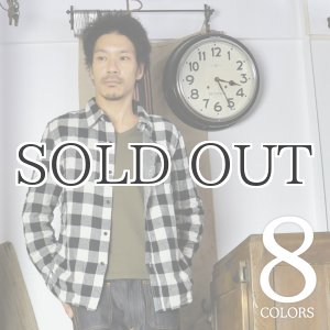 画像: Wガーゼチェックシャーリングミリタリーシャツ / Audience