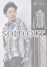 画像: フィッシャーマンズブランケットジャガードショールカラーダブルジップパーカー【MADE IN JAPAN】 / Upscape Audience