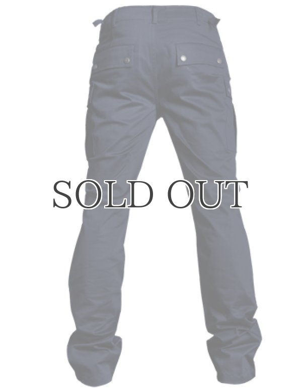 画像3: 高密度サテンストレッチタイトフィットカーゴパンツ 【送料無料】 / Audience (3)