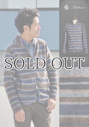 画像: ハスキーボーダー起毛ショールジップブルゾン【MADE IN JAPAN】 / Upscape Audience