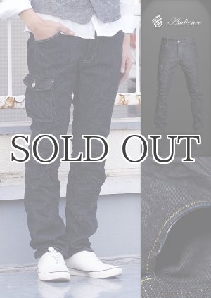 画像: シングルポケットストレッチデニムカーゴパンツ 【送料無料】 / Audience