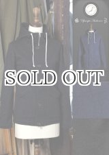 画像: インディゴ染裏毛フードブルゾン [Lady's]【MADE IN JAPAN】『日本製』【送料無料】/ Upscape Audience