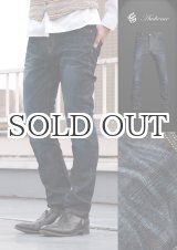 画像: 国内ブラスト加工タイトフィットストレートストレッチデニムパンツ 【送料無料】 【RE-STOCK】 / Audience