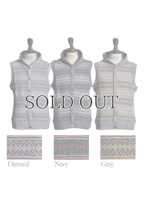 画像4: 麻混アスレチック2WAYフードベスト【MADE IN JAPAN】 / Upscape Audience (4)