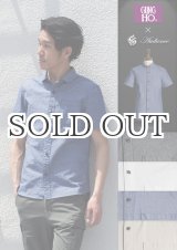 画像: シャンブレーくるみボタン半袖シャツ / GUNG HO × Audience