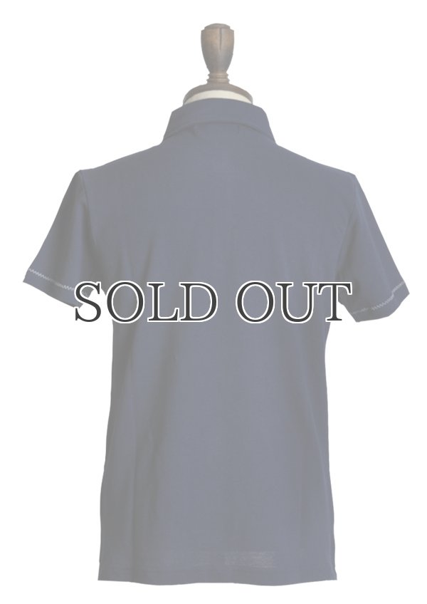 画像12: リサイカラー鹿の子ショールカラー半袖ポロシャツ【MADE IN JAPAN】『日本製』/ Upscape Audience (12)