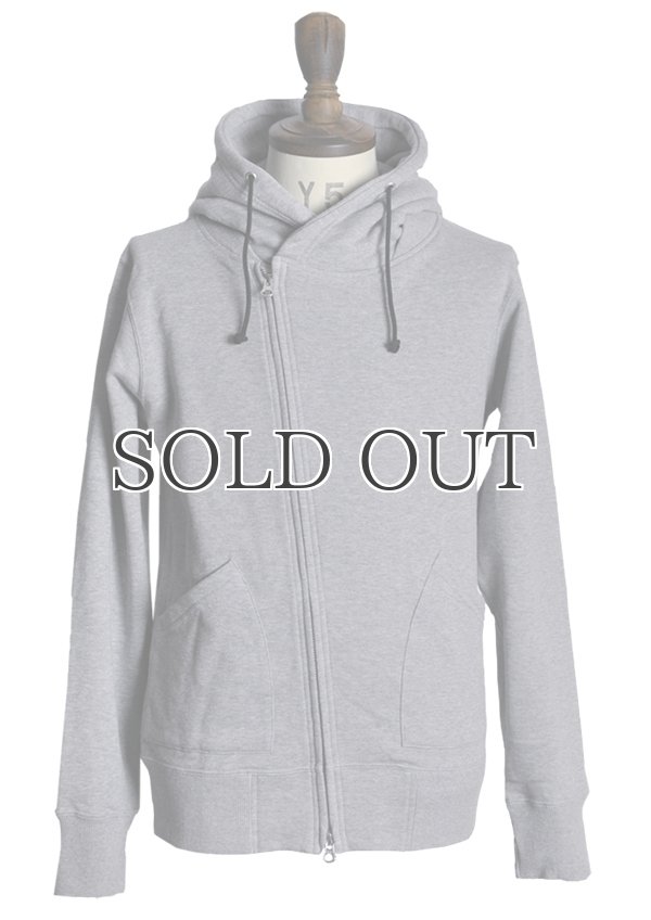 画像2: コーマ裏毛ライダースワイヤー入りフードパーカー / Upscape Audience (2)