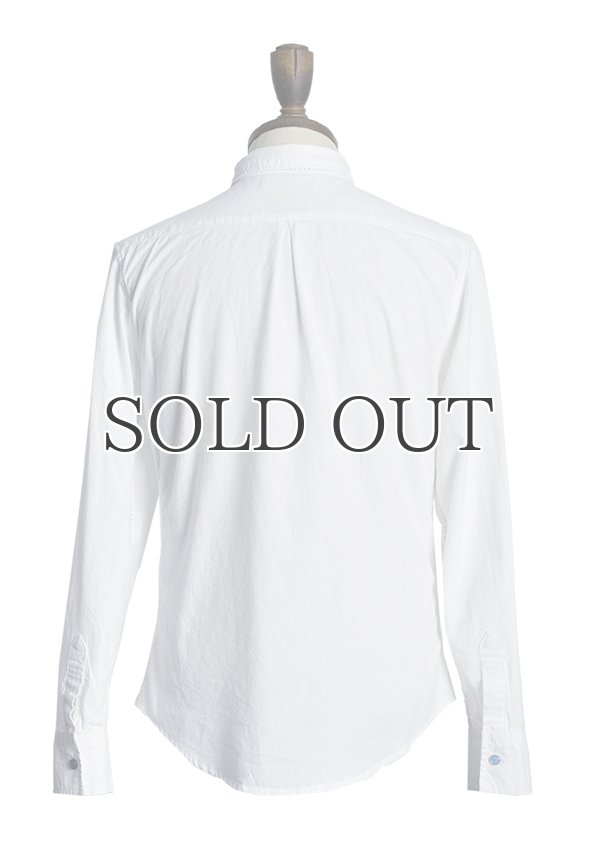 画像5: ダンガリーランダムボタンレインボーステッチ長袖シャツ / GUN HO × Audience (5)