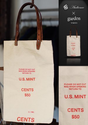 画像: アメリカ軍バンクポーチハンドメイドリメイクスタンダードトートバッグ 【RE-STOCK】 / Audience × garden
