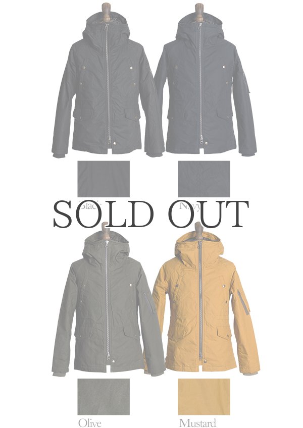 画像9: コーティングツイル中綿N3Bミリタリーフードジャケット 【送料無料】 / Audience (9)