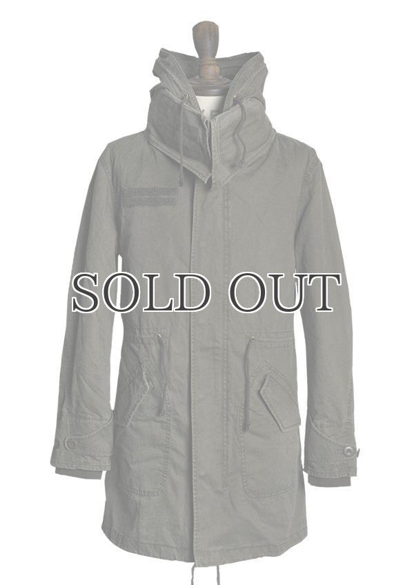 画像8: 硫化コンパクトヘリンボーン脱着ライナー付きフードダブルカラーフィールドコート 【送料無料】 / Audience (8)