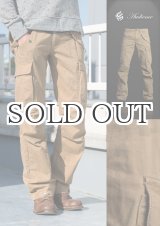 画像: コンパクトヘリンボーン汚し＆ダメージ日本加工丸ポケカーゴパンツ / Audience