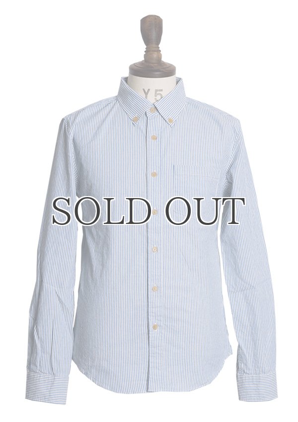 画像9: 綿麻ソフトダンガリーボタンダウン長袖シャツ【MADE IN JAPAN】『日本製』/ Upscape Audience (9)