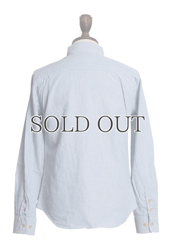 画像10: 綿麻ソフトダンガリーボタンダウン長袖シャツ【MADE IN JAPAN】『日本製』/ Upscape Audience (10)