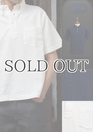 画像: ボタンダウン鹿の子半袖ポロシャツ 【RE-STOCK】 / THE BAGGY