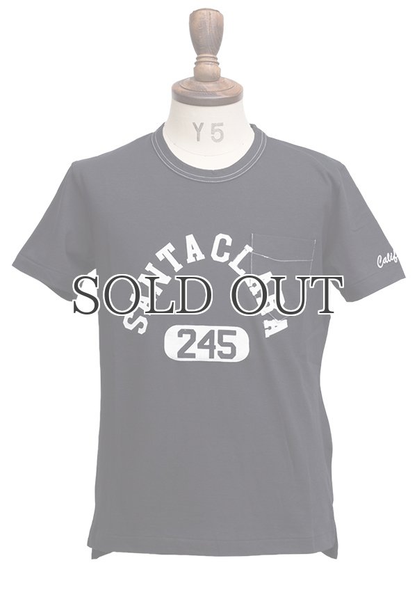 画像2: ラフィー天竺"SANTACLARA"クルーネックポケット付きカットソー[Lady's]【MADE IN JAPAN】 / Upscape Audience (2)