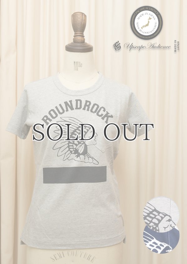 画像1: ラフィー天竺"ROUND ROCK"クルーネックポケット付きカットソー[Lady's]【MADE IN JAPAN】 / Upscape Audience (1)