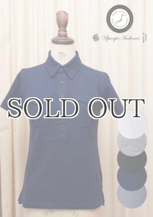 画像: 鹿の子ミリタリー半袖ポロシャツ[Lady's]【MADE IN JAPAN】『日本製』/ Upscape Audience