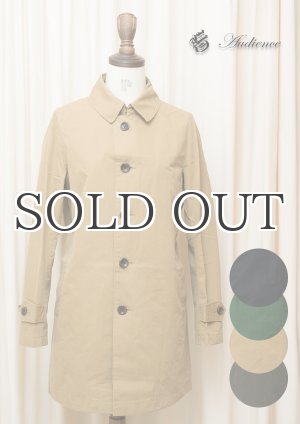 画像: 高密度ダンプシンプルステンカラーコート [Lady's] 【送料無料】 / Audience