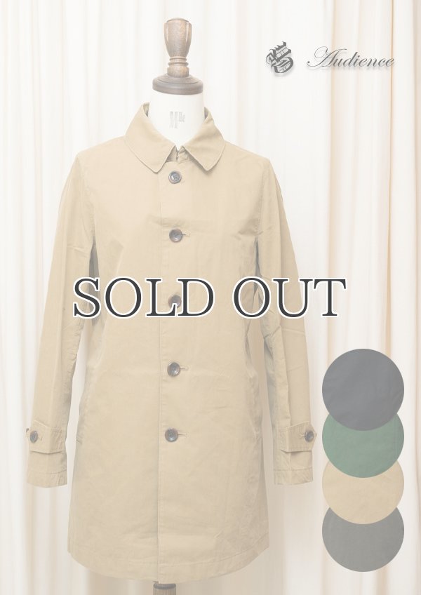 画像1: 高密度ダンプシンプルステンカラーコート [Lady's] 【送料無料】 / Audience (1)