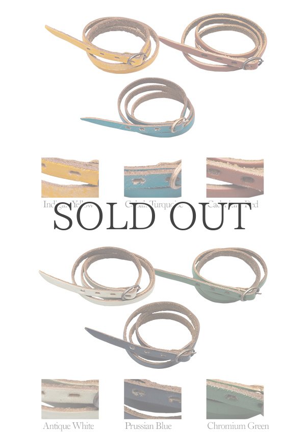 画像4: ペインターレザーブレスレット&アンクレット / Pieroglyph (4)