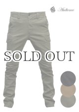 画像: 硫化染ストレッチタイトフィットカーゴパンツ / Audience