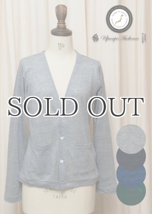 画像: Herdmans リネンフォーギー3ボタンVネックカーディガン [Lady's] 【MADE IN JAPAN】『日本製』/ Upscape Audience