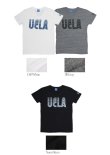 画像4: UCLA"UCLA"ロゴ三素材混カレッジプリント半袖VネックTシャツ [Lady's] / Audience (4)