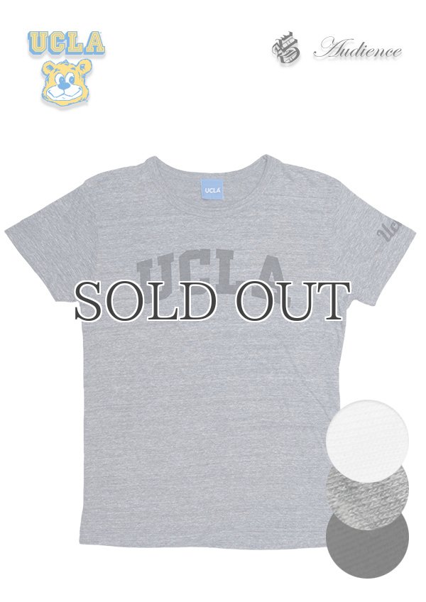 画像1: UCLA"UCLA"三素材混カレッジプリント半袖クルーネックTシャツ / Audience (1)