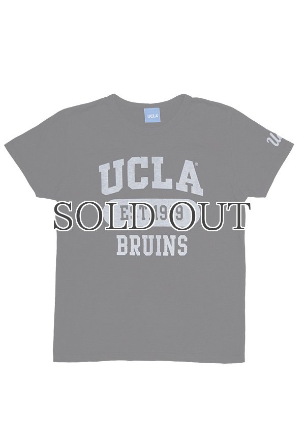 画像2: UCLA"UCLA EST.1919 BRUINS"三素材混カレッジプリント半袖クルーネックTシャツ [Lady's] / Audience (2)