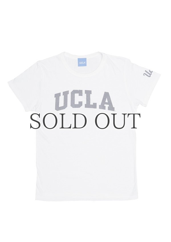 画像2: UCLA"UCLA"三素材混カレッジプリント半袖クルーネックTシャツ / Audience (2)